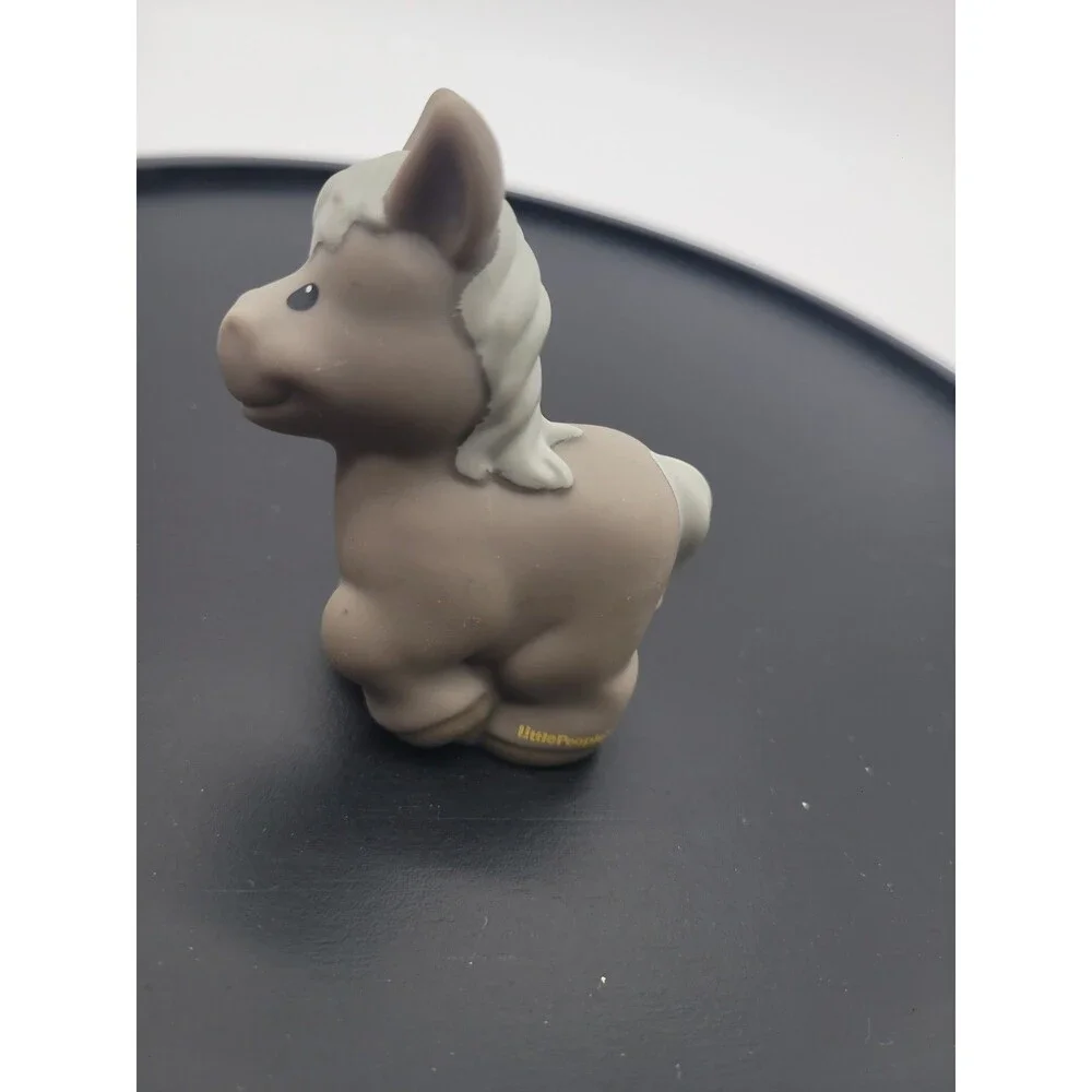 Fisher Price Little People: 2014 Gray Donkey For Farm/Nativity